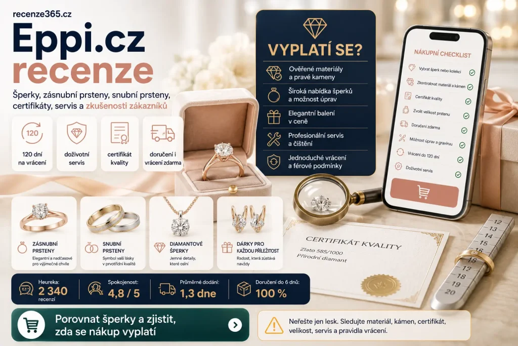 Eppi.cz recenze, Eppi recenze, Eppi zkušenosti, Eppi.cz hodnocení, Eppi šperky recenze, Eppi zásnubní prsten recenze, Eppi snubní prsteny recenze, Eppi prsteny, Eppi náušnice, Eppi přívěsky, Eppi personalizované šperky, Eppi šperky na míru, Eppi Prague Store, Eppi certifikát kvality, Eppi diamanty certifikát, Eppi lab-grown diamanty, Eppi recyklované zlato, Eppi doživotní servis, Eppi 120 dní na vrácení, Eppi doprava zdarma, Eppi luxusní balení, Eppi Heureka recenze, vyplatí se Eppi.cz