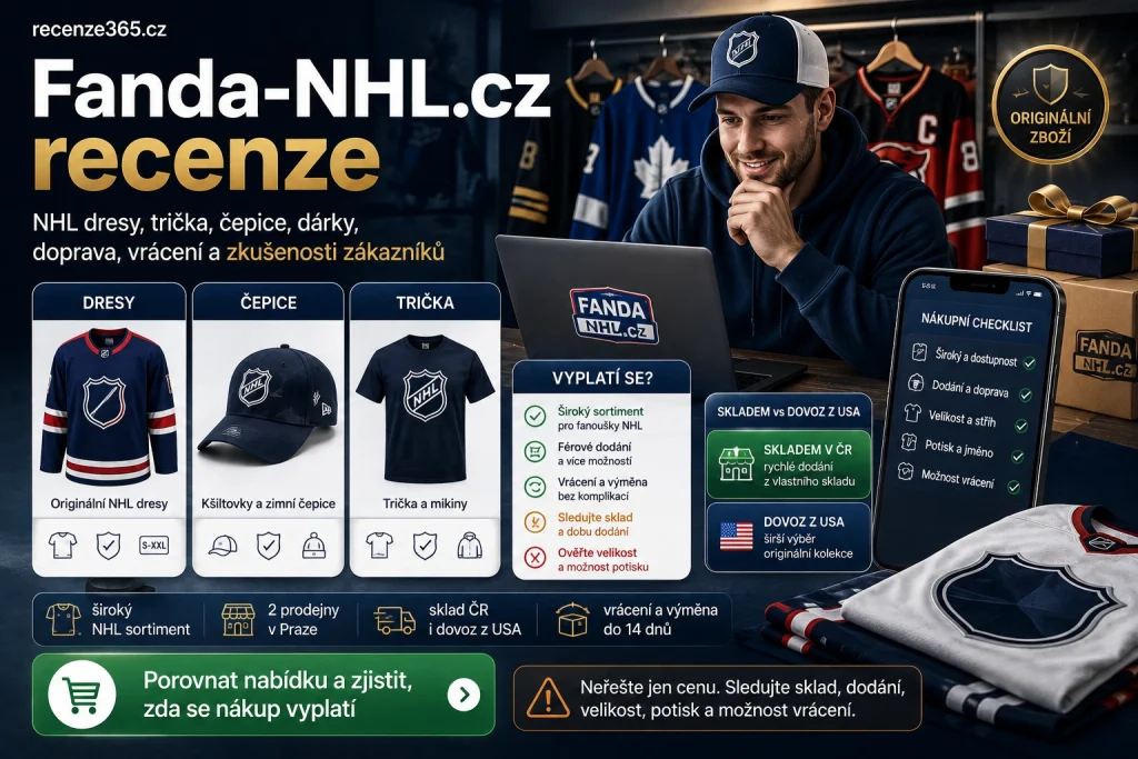 Fanda-NHL.cz recenze, Fanda NHL recenze, Fanda-NHL.cz zkušenosti, Fanda-NHL hodnocení, NHL fanshop recenze, největší NHL shop v Česku, NHL dresy Fanda-NHL.cz, originální NHL zboží, NHL dresy recenze, NHL trička, NHL mikiny, NHL čepice, NHL kšiltovky, NHL dárky, Fanda-NHL doprava, Fanda-NHL vrácení zboží, Fanda-NHL výměna velikosti, Fanda-NHL prodejna Praha, Fanda-NHL shop.nhl.com, Fanda-NHL.cz výhody nevýhody, vyplatí se Fanda-NHL.cz
