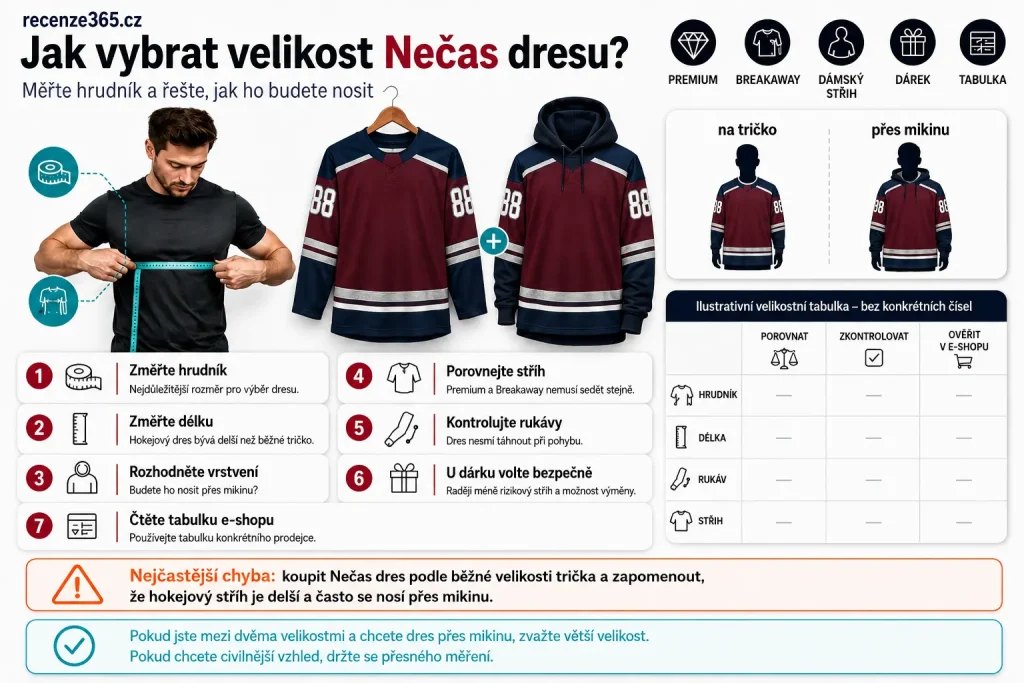jak vybrat velikost Martin Nečas dresu, Martin Nečas dres velikost, Martin Necas jersey size, Fanatics Premium Nečas velikost, Fanatics Breakaway Nečas velikost, NHL dres přes mikinu, Colorado Avalanche dres velikost, hokejový dres velikost, jak měřit hrudník pro NHL dres, Nečas dres jako dárek velikost, dámský Nečas dres velikost, velikostní tabulka NHL dresu, jak sedí Fanatics dres