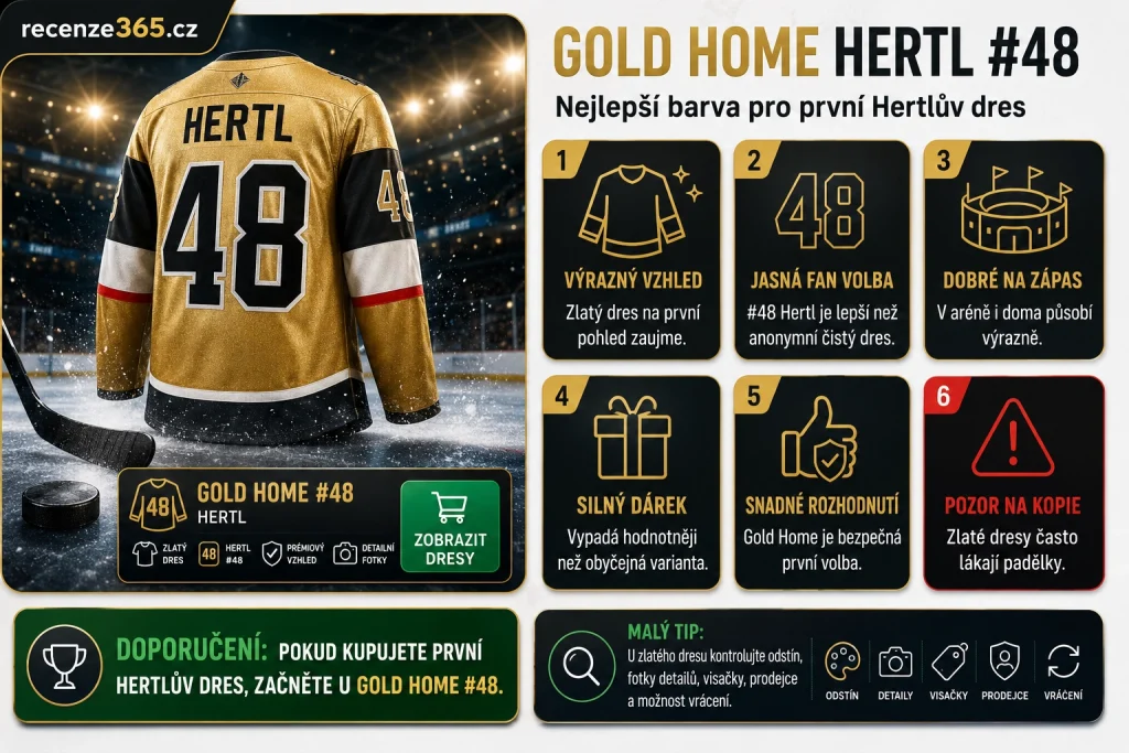 Gold Home Tomáš Hertl dres, zlatý Hertl dres, Hertl Gold Home #48, nejlepší barva pro první Hertl dres, Vegas Golden Knights Gold Home jersey, Fanatics Gold Home Hertl, Tomáš Hertl zlatý dres, první NHL dres Hertl, zlatý NHL dres, Hertl dres pro fanouška Vegas, Gold Home Premium Hertl, Gold Home Breakaway Hertl, výrazný Hertl dres