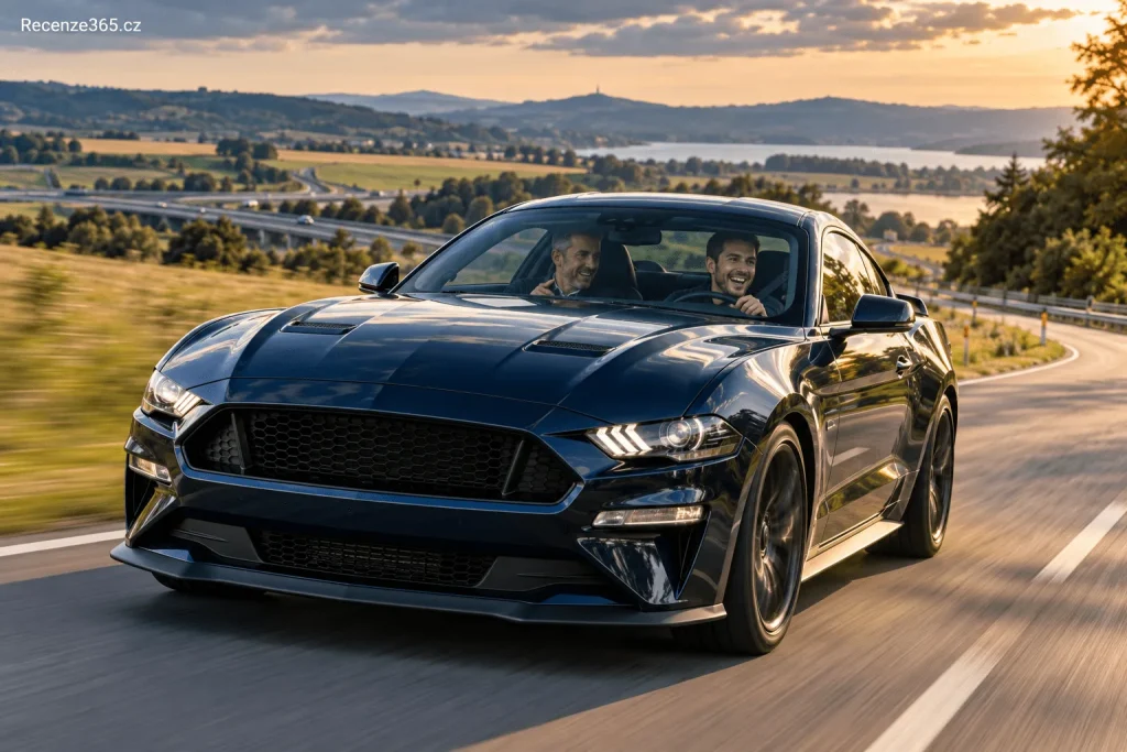 Mustang jako zážitková jízda – Ford Mustang GT500 Paket Adrop.cz, zážitková jízda Mustang V8, zkušenosti zákazníků, americký muscle car, Mustang jako dárek, jízda v Brně a Ostravě, instruktor, silnice a dálnice, recenze Ford Mustang a auto-moto zážitek.